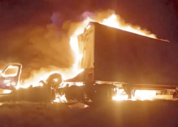 Choque en Autopista Monterrey-Laredo